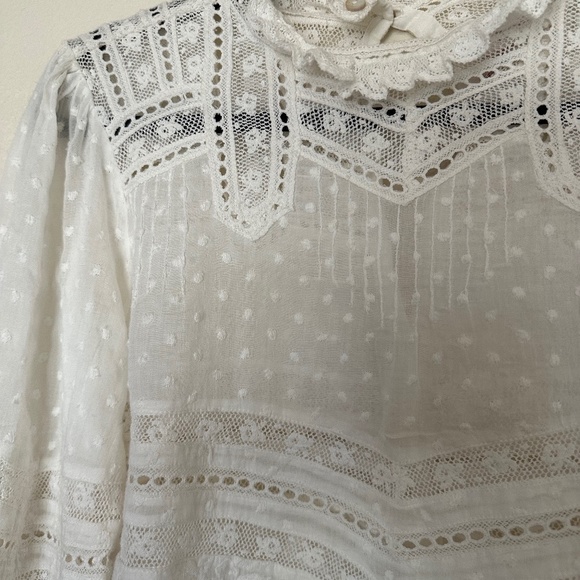 NWT LoveShackFancy Shelly Top - Picture 4 of 9